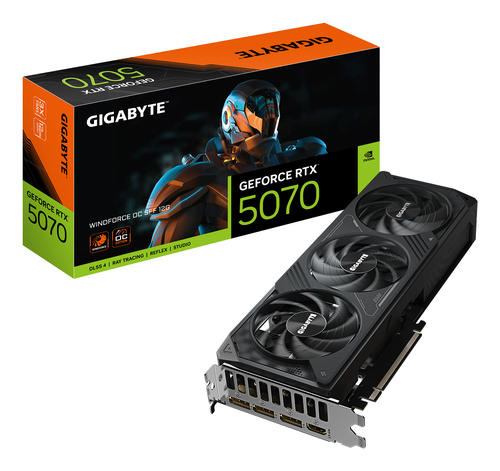 Gigabyte GeForce Rtx 5070 Windforce OC Sff 12G Graphics Card, New - image 1