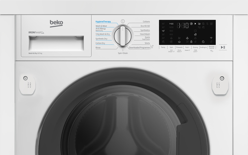Beko WDIK954451F Integrated WiFi-enabled 9 kg Washer Dryer - White - image 4