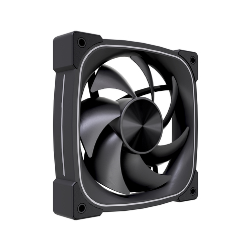 VIDA Stealth 120mm ARGB PWM Case Fan, Hydraulic Bearing, Outer Ring Lighting, 600-1500 RPM, Black – image 5