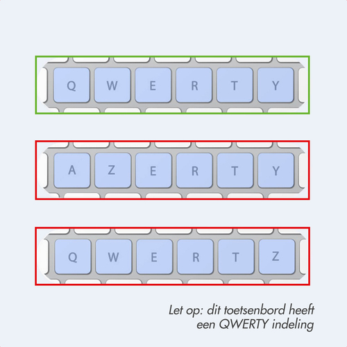 Accezz Premium Desktop Keyboard - QWERTY, afbeelding 9