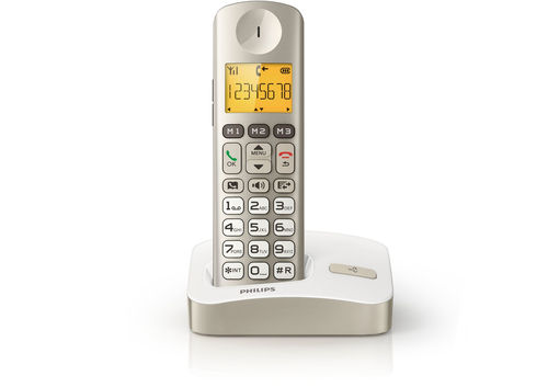 Philips XL3001C/96 telephone DECT telephone Caller ID Gold – image 2