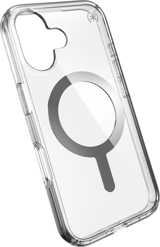 Speck Presidio Perfect Clear + MS Apple iPhone 16 Clear - with Microban – image 1