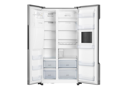 Hisense RS694N4BCF side-by-side refrigerator Freestanding – image 3