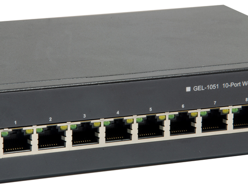 LevelOne 10-Port Web Smart Gigabit PoE Switch, 8 PoE Outputs, 2 x Gigabit SFP – image 4