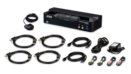 ATEN 2-poorts USB 3.0 8K DisplayPort Dual-Display KVMPTM-switch (Kabels inbegrepen), afbeelding 4