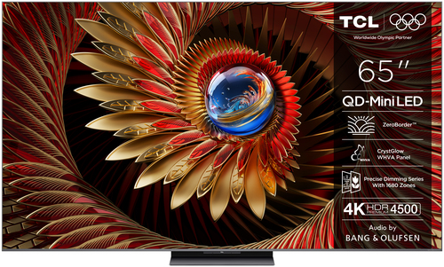 TCL 65C8K TV 165.1 cm (65") 4K Ultra HD Smart TV Wi-Fi Black 4500 cd/m²