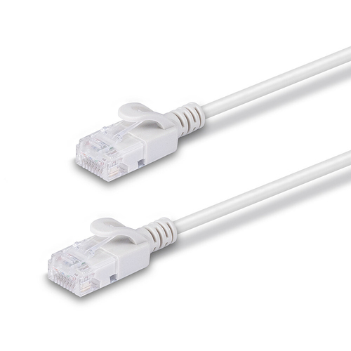 Lindy 1m Cat.6A U/UTP Ultra Slim Network Cable, Grey, afbeelding 2