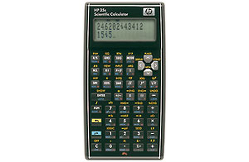 HP 35s calculator Pocket Scientific Black