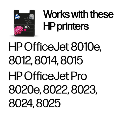 HP 912XL Original Ink Cartridge High Yield Magenta 3YL82AE - image 2
