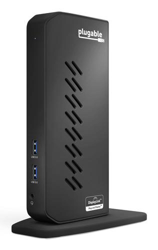 PLUGABLE USB 3.0 AND USB-C UNIVERSAL LAPTOP DOCKING STATION FOR WINDOWS AND MAC