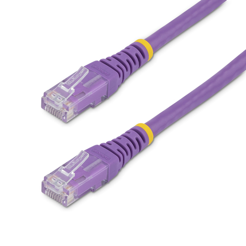 C6PATCH20PL CABLE 6M GIGABIT ETHERNET RED  CAT6 UTP RJ45 MOLDEADO MORADO 