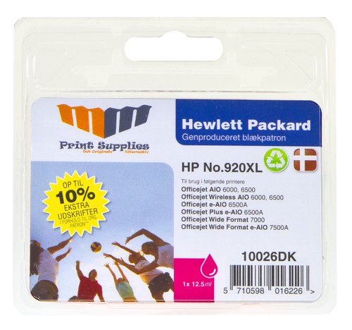 MM Magenta Inkjet Cartridge - Replaces HP No.920XL (CD973AE)