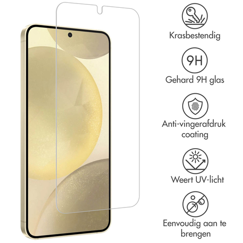 Accezz Gehard Glas Screenprotector 2-pack Samsung Galaxy S25 Plus, afbeelding 2