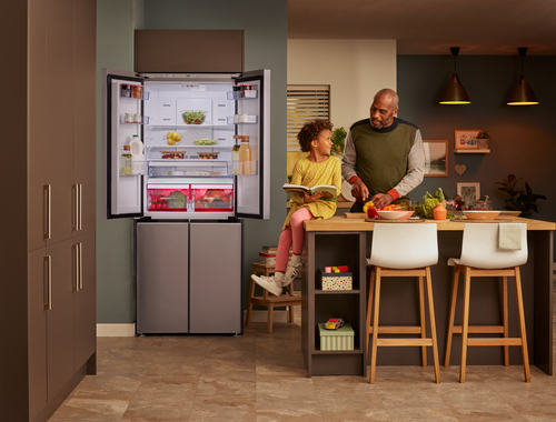 Beko GNE480IC3VPX Freestanding American Style Fridge Freeze with HarvestFresh™ – image 8