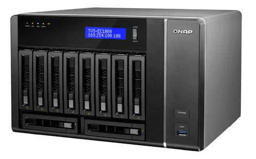 QNAP TVS-EC1080 NAS Tower Intel® Xeon® E3 V3 Family E3-1245V3 – image 8