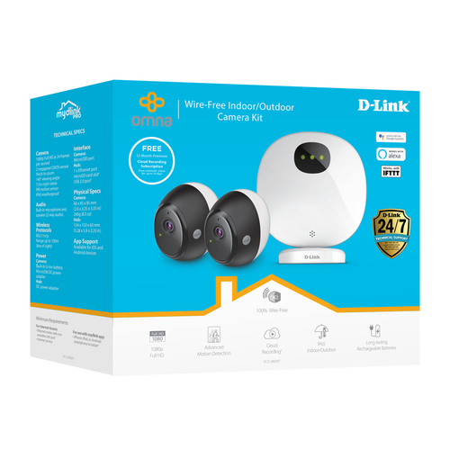 D-Link DCS-2802KT security camera Box IP security camera Indoor & outdoor
