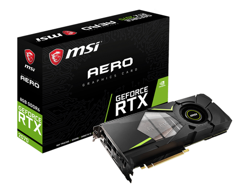 MSI AERO GeForce-RTX-2070- -8G NVIDIA GeForce RTX 2070 8 GB GDDR6