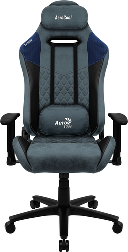 AeroCool DUKE Gamer Stol Sort Blå