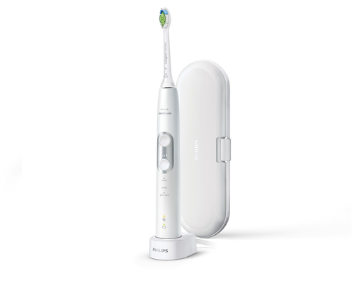 Philips HX6877/33 electric toothbrush Adult Sonic toothbrush Silver, White