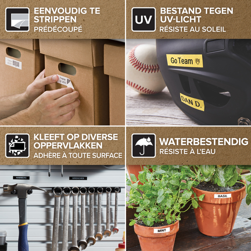DYMO D1 - Verwijderbare kleeflaag, afbeelding 10