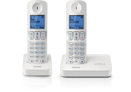 Philips D4002W/51 telephone DECT telephone Caller ID White – image 2