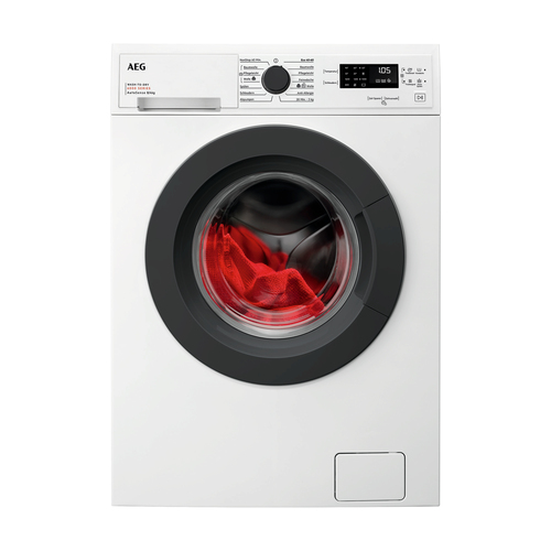 AEG LWK6F86EX стирально-сушильная машина Отдельно стоящий Фронтальная загрузка Белый