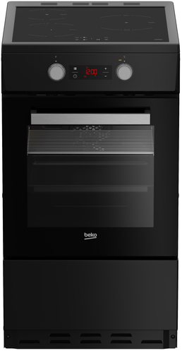 Beko FSE58301BC cooker Freestanding cooker Electric Zone induction hob Black