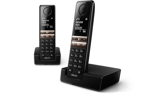 Philips D4602B/00 telephone DECT telephone Caller ID Black