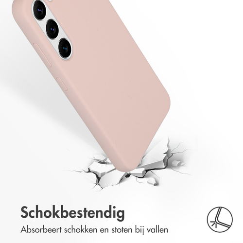Accezz Liquid Silicone Backcover Samsung Galaxy S23 Telefoonhoesje Roze, afbeelding 3