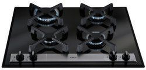 CDA HVG65BL hob Black Built-in Gas 4 zone(s)