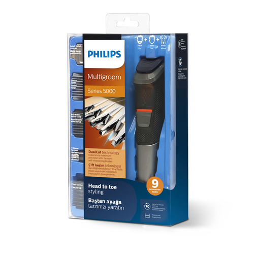 Philips MULTIGROOM Series 5000 MG5716/15 hair trimmers/clipper Grey Nickel-Metal Hydride (NiMH) – image 2