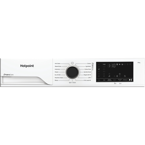 Hotpoint Fabric Care Hbca 123 Care UK 12kg Washing Machine with 1400 rpm - White - A Rated, White - image 7