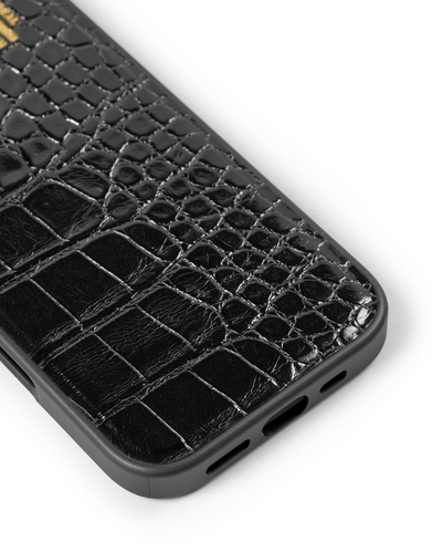 iDeal of Sweden Vegan Leather Case iPhone 16 Plus Black Croco – image 3