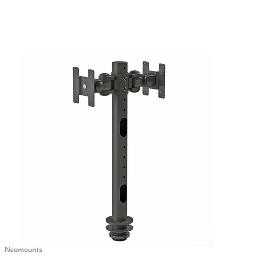 Neomounts FPMA-D050DBLACK - bureausteun bladdoorvoer  voor 2 monitoren, afbeelding 2