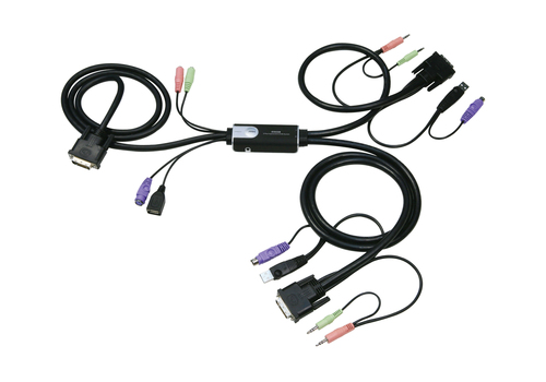 ATEN 2-Port Hybrid™ DVI KVM Switch
