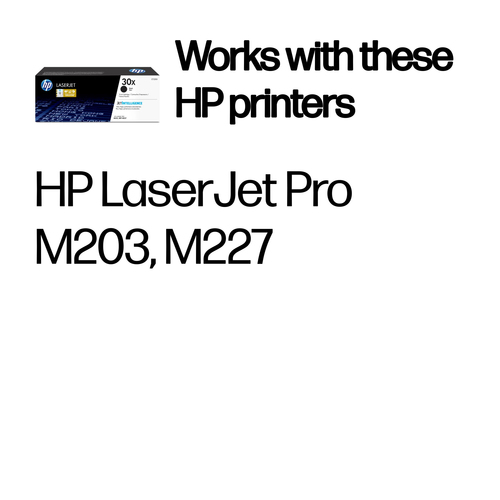 HP 30X High Yield Black Original LaserJet Toner Cartridge (CF230X) - image 2