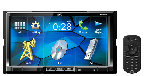 JVC KW-V420BT car media receiver Black – image 4