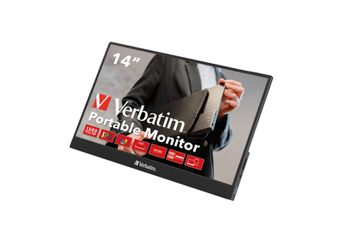 Verbatim PM-14 Portable Monitor 14 Inch Full HD 1080P 49590 - image 6