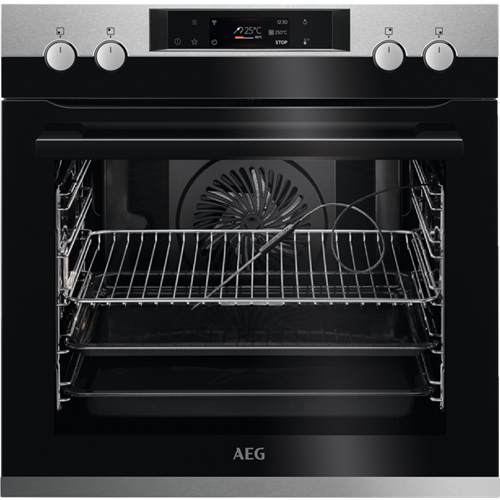 AEG EPE74828BM 71 L Black, Stainless steel