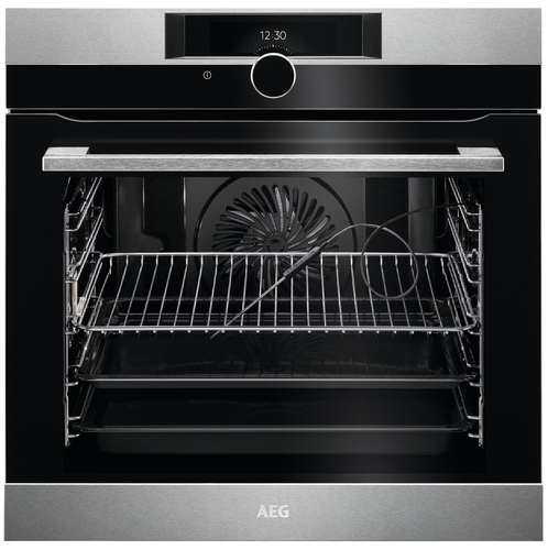 AEG BPK842720M 71 L Black, Stainless steel