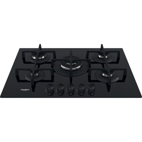 Whirlpool GOA 7523/NB1 Черный Встроенный 73 cm Газовый 5 зона(ы)