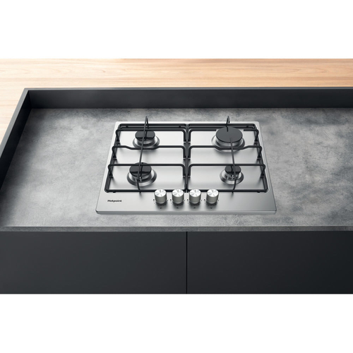Hotpoint Pph 60P F IX UK 59 cm Gas Hob - Stainless Steel - image 4