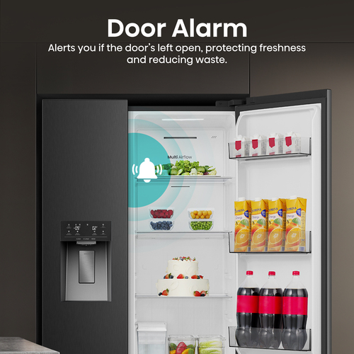 Hisense RS5P528STBE side-by-side refrigerator Freestanding – image 4