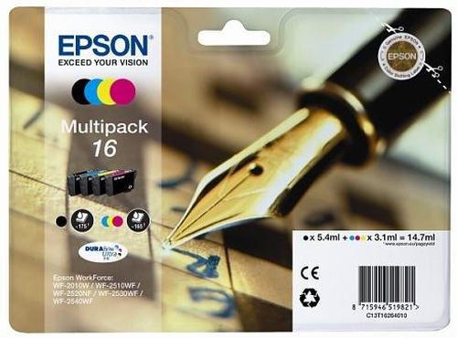 Epson Pen and crossword C13T162640 ink cartridge 4 pc(s) Original Black, Cyan, Magenta, Yellow