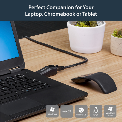 StarTech.com USB 3.0 to Gigabit Ethernet NIC Network Adapter – 10/100/1000 Mbps – image 9