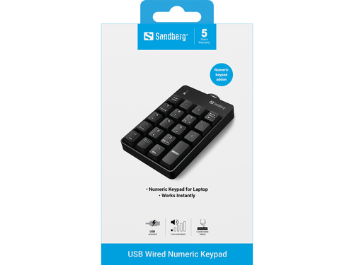 USB Wired Numeric Keypad, afbeelding 2