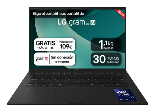 LG Gram 14Z90T-G.AD8BB laptop Intel Core Ultra 7 255H