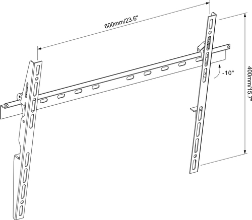 Vogel's M43010 TILT WALL MOUNT 40-65 INCH – image 3