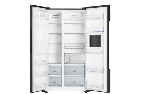Hisense RS694N4BBF side-by-side refrigerator Freestanding – image 4