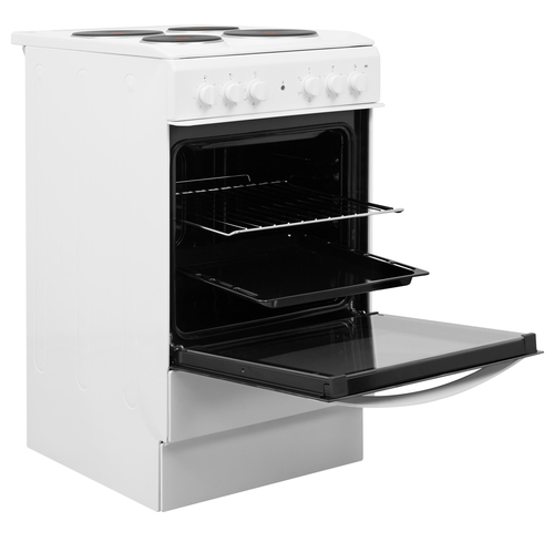 Indesit IS5E4KHW/UK cooker Freestanding cooker Electric Black, White – image 7